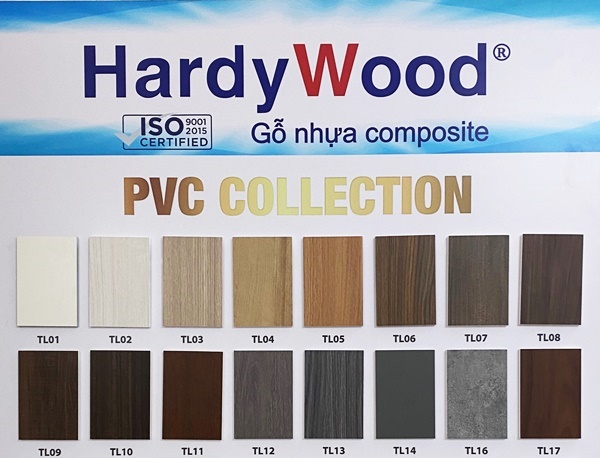 Bộ sưu tập tấm ván nhựa/ gỗ nhựa composite phủ PVC mới nhất 2021