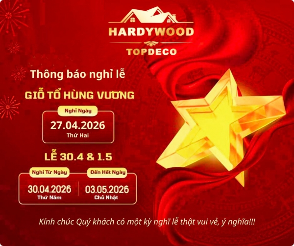 Thông báo lịch nghỉ Lễ Giổ Tổ Hùng Vương & 30/4, 1/5