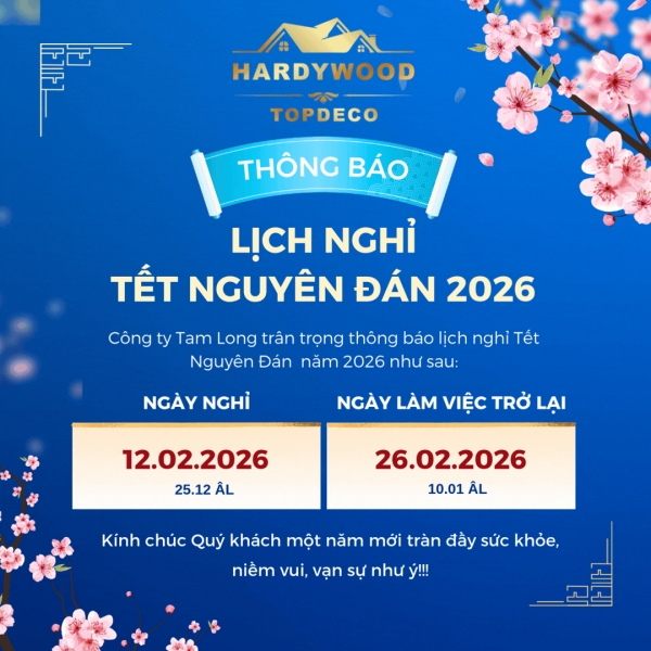 Thông báo lịch nghỉ Tết Nguyên đán & Chúc mừng năm mới 2026!