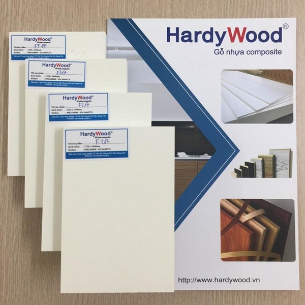Tấm ván nhựa/ gỗ nhựa composite HardyWood – Vật liệu hoàn hảo thay thế cho gỗ công nghiệp